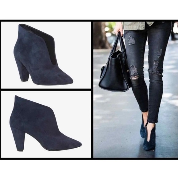 Anine Bing Irmelin boots midnight suede dark blue navy - Picture 3 of 9